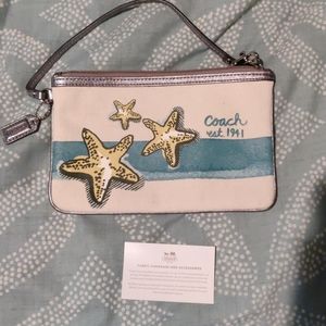 Coach Beach Wristlet